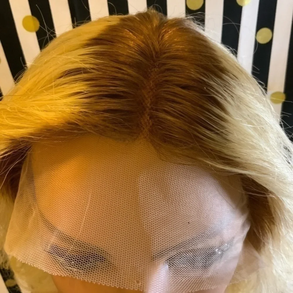 BC112 T-part lace front Human Hair Wig 12” 13x4x1